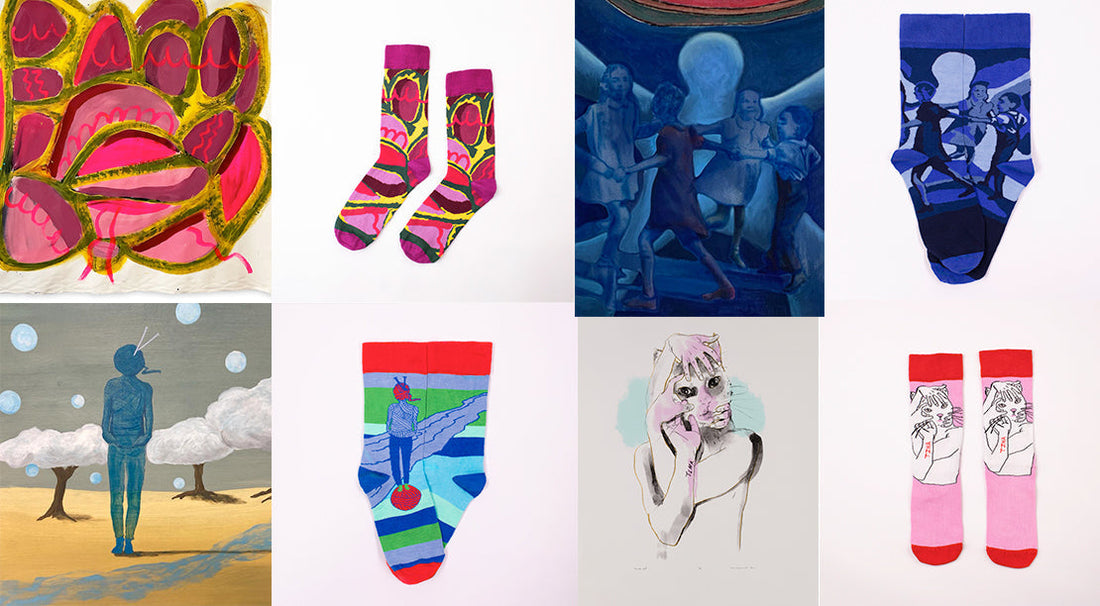 The Artist Collaboration Process at Arte Do Pé Socks