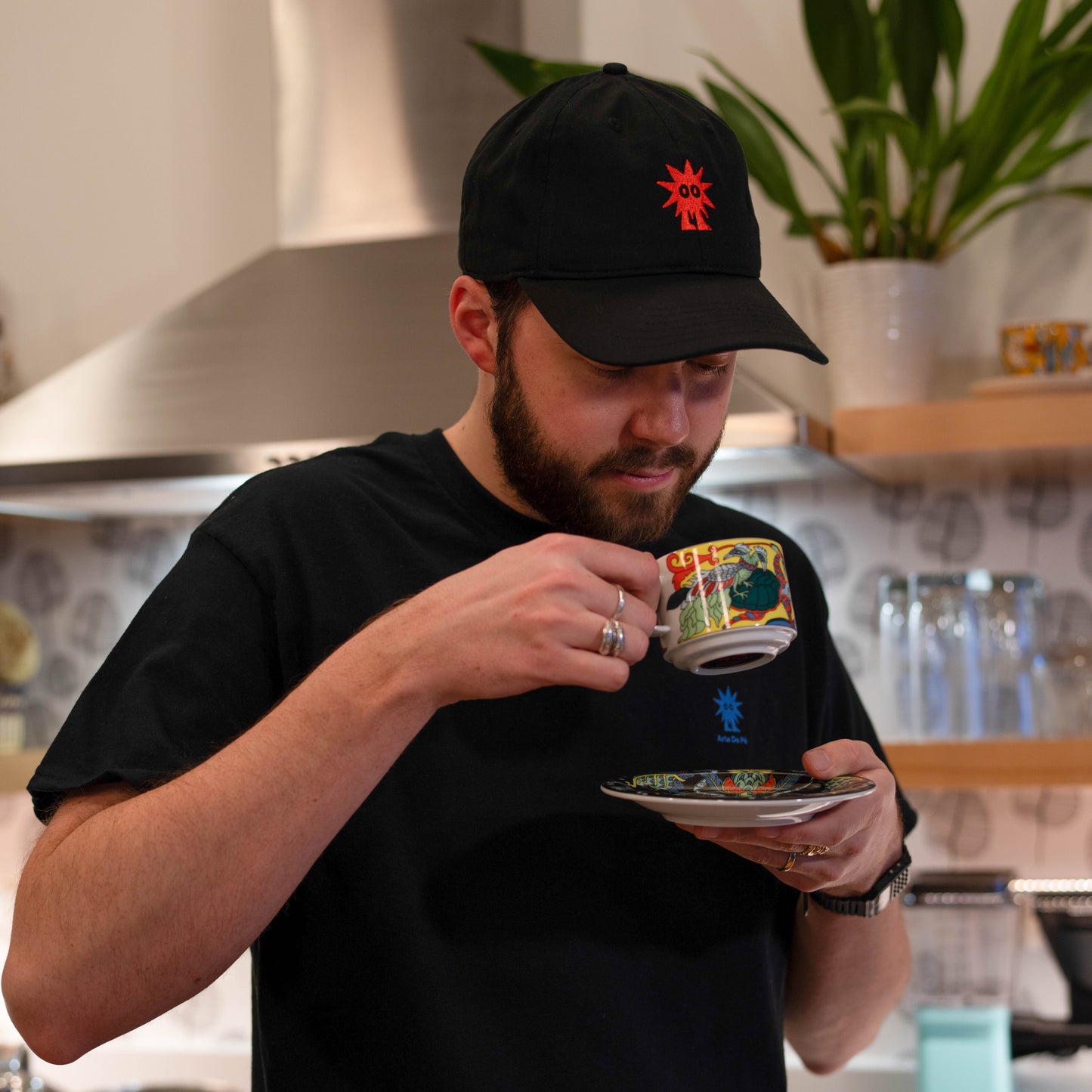 Organic Cotton Hat w/ Orange Po Logo